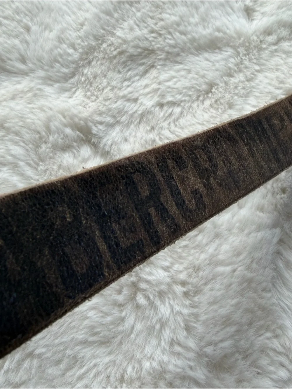 Abercrombie Kids Leather Belt Size 5–8 Brown Distressed Vintage